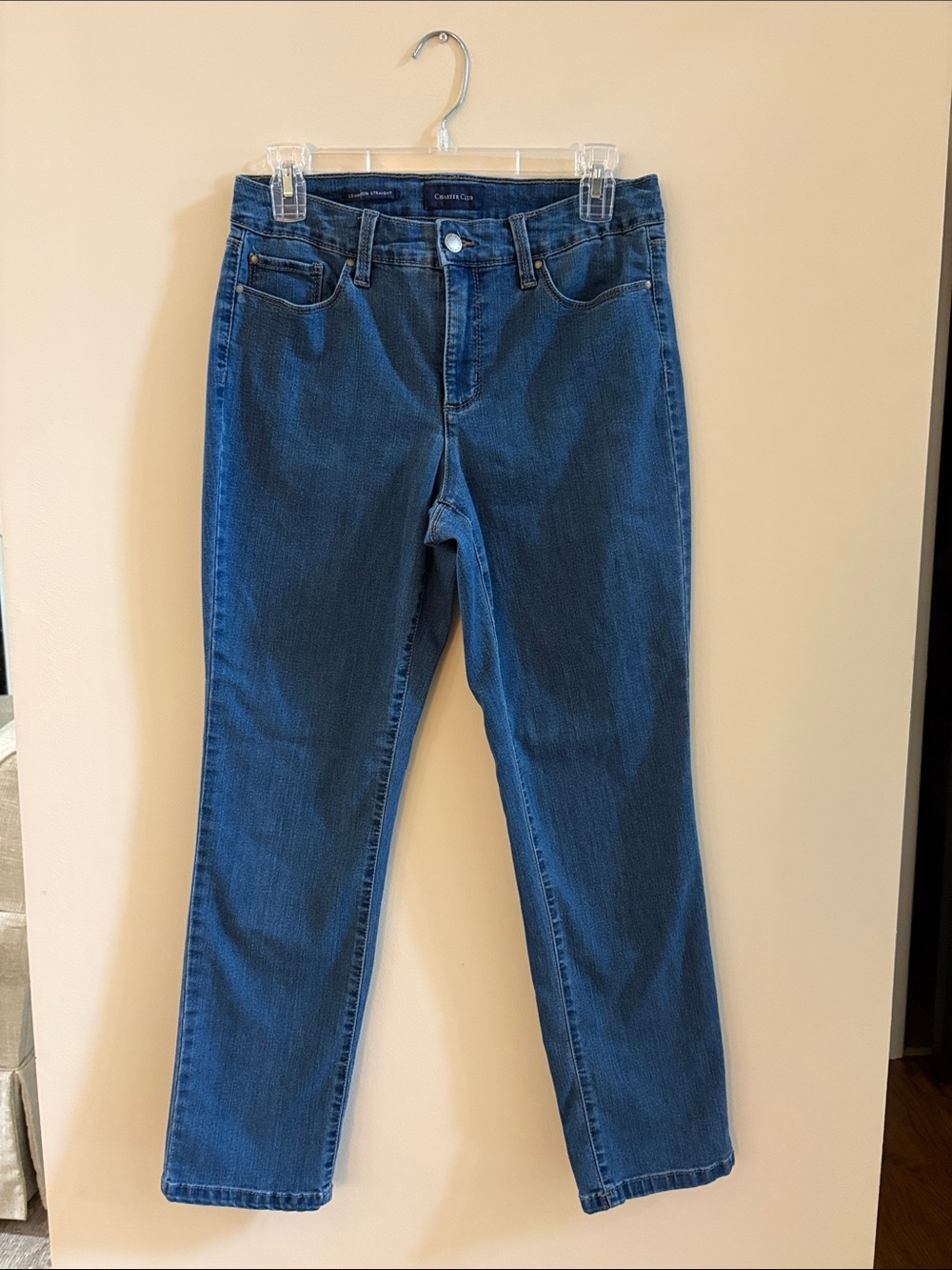 Charter Club Women's Straight-Leg Blue Jeans